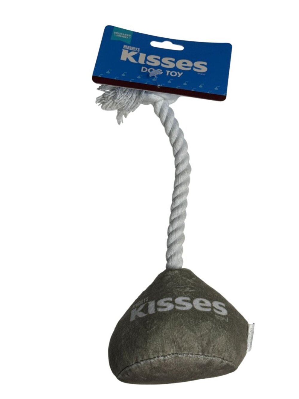 Hershey Kisses Plush Rope Dog Toy Squeaky Pet Toy New
